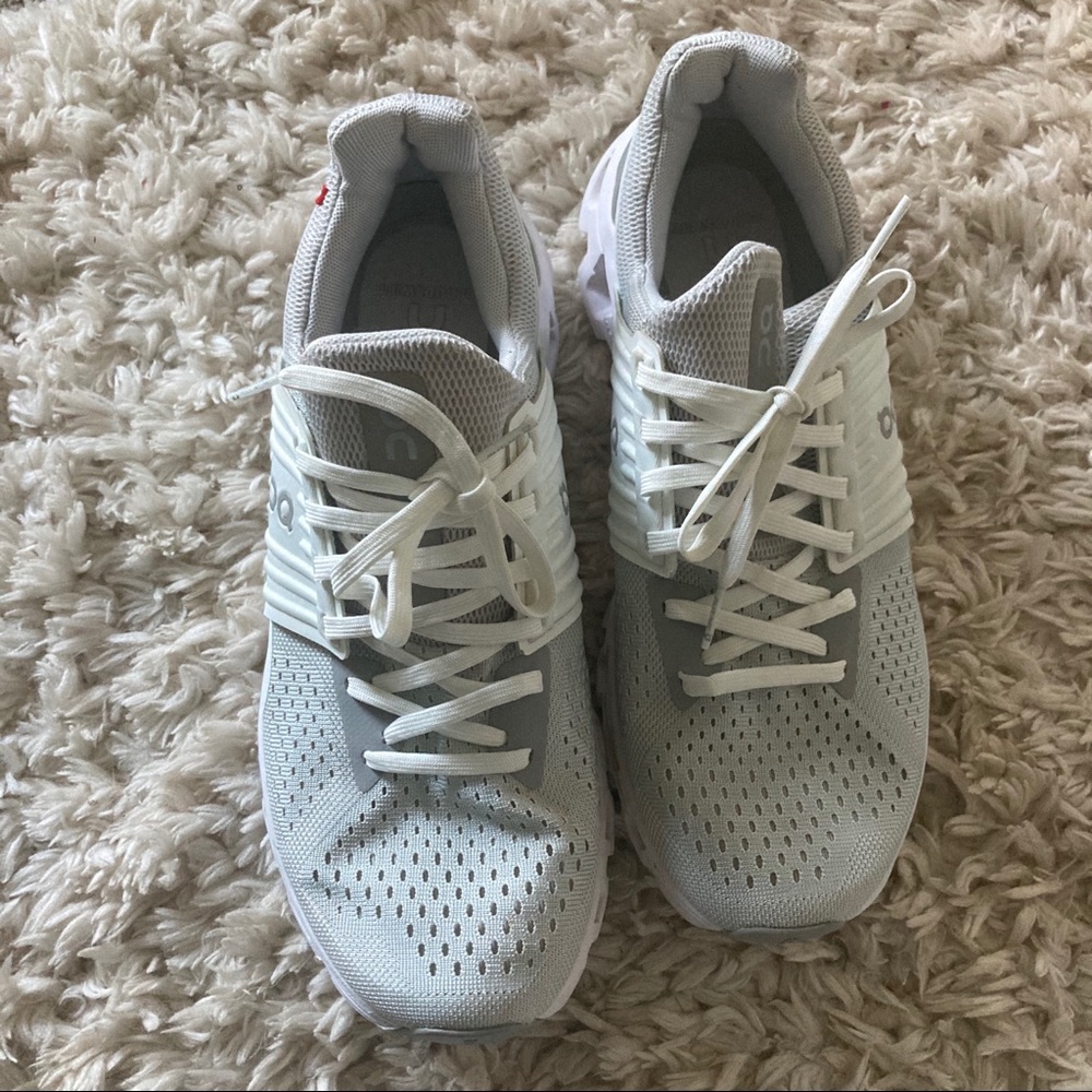 ON RUNNING WOMEN`S CLOUDSWIFT 2.0 RUNNING SHOES - GLACIER/WHITE Sz 10.5 - Picture 2 of 7